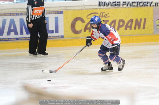 2015-04-12 Torneo di Pinzolo 4048 Aosta-Hockey Milano Rossoblu U12 Michelangelo Romano